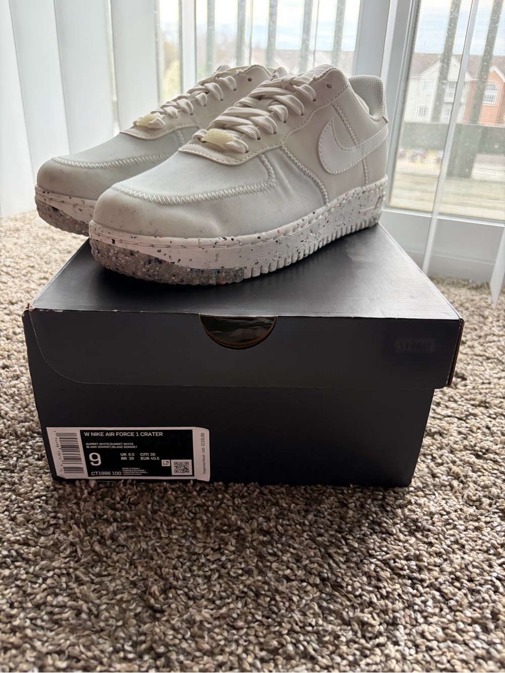 Nike Men’s Air Force 1 Crater Sneakers - Off-White